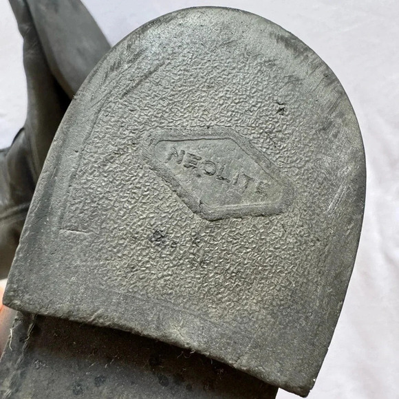 Women’s Vintage Neolite Black Leather Boots size 5 - Picture 6 of 7